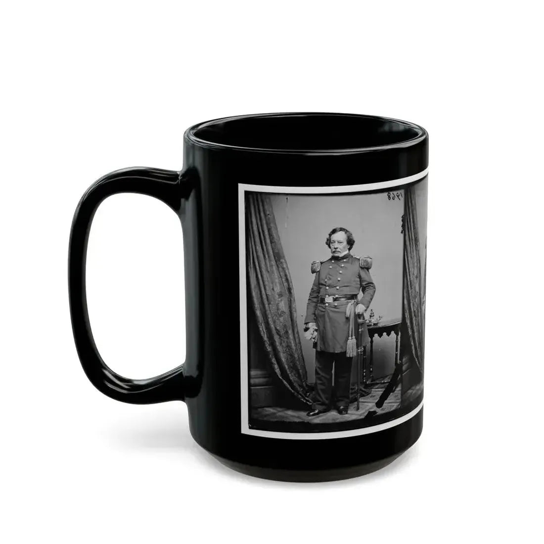 Brig. Gen. B.L.E. Bonneville (U.S. Civil War) Black Coffee Mug - Go Mug Yourself