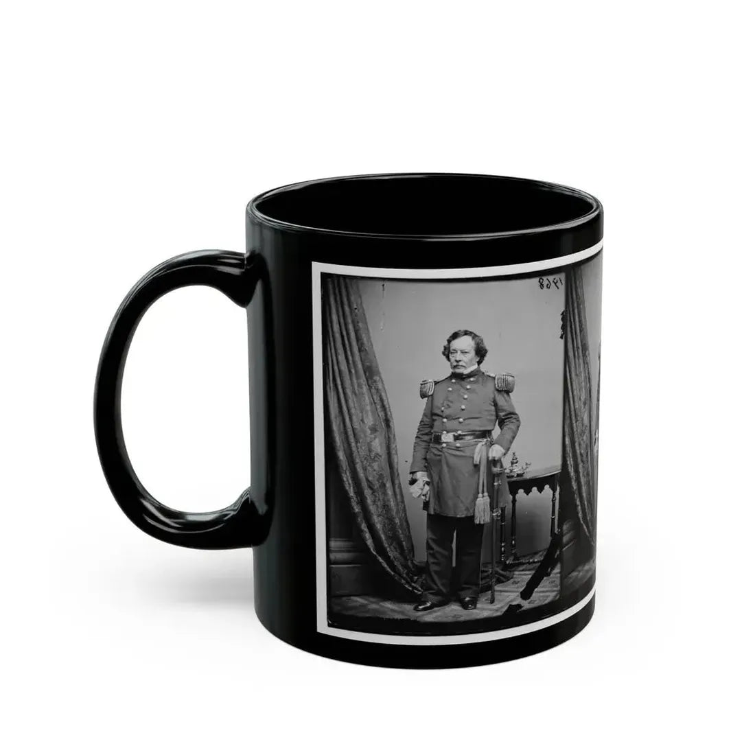 Brig. Gen. B.L.E. Bonneville (U.S. Civil War) Black Coffee Mug - Go Mug Yourself