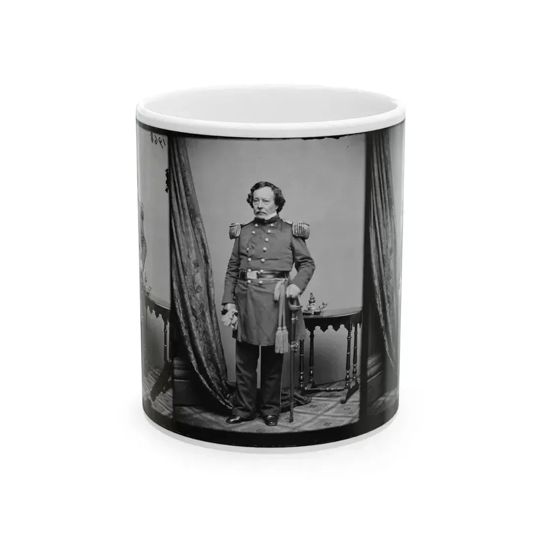 Brig. Gen. B.L.E. Bonneville (U.S. Civil War) White Coffee Mug 11oz - Go Mug Yourself