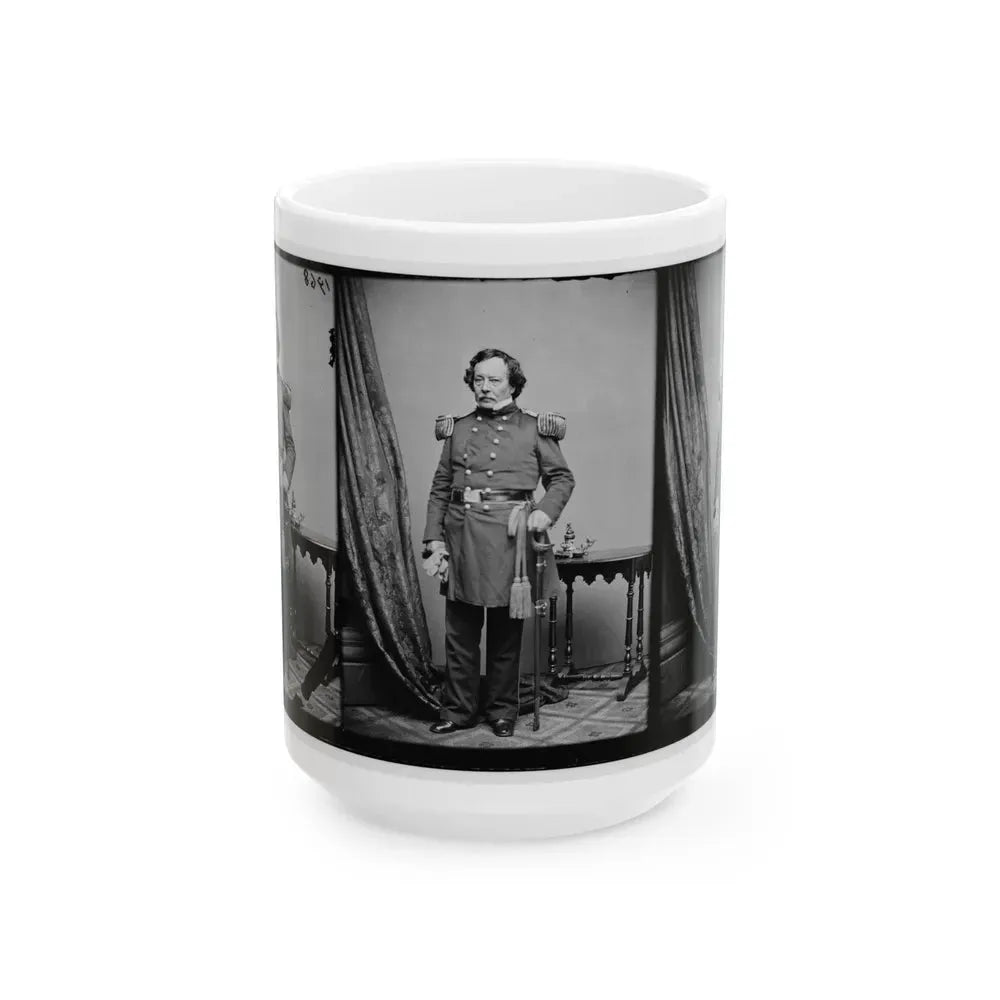 Brig. Gen. B.L.E. Bonneville (U.S. Civil War) White Coffee Mug 15oz - Go Mug Yourself