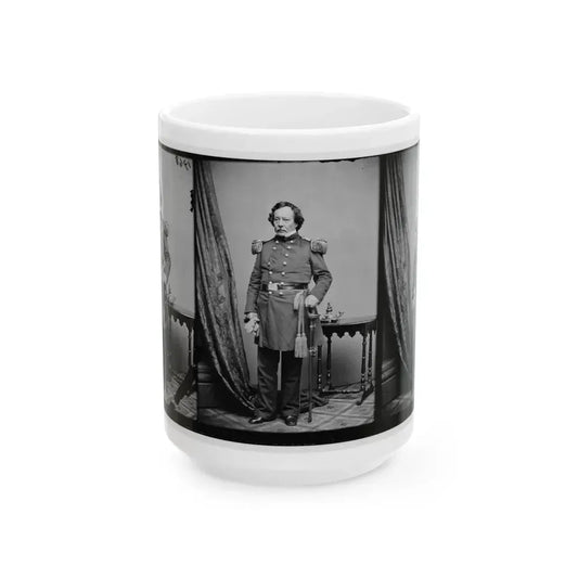 Brig. Gen. B.L.E. Bonneville (U.S. Civil War) White Coffee Mug 15oz - Go Mug Yourself