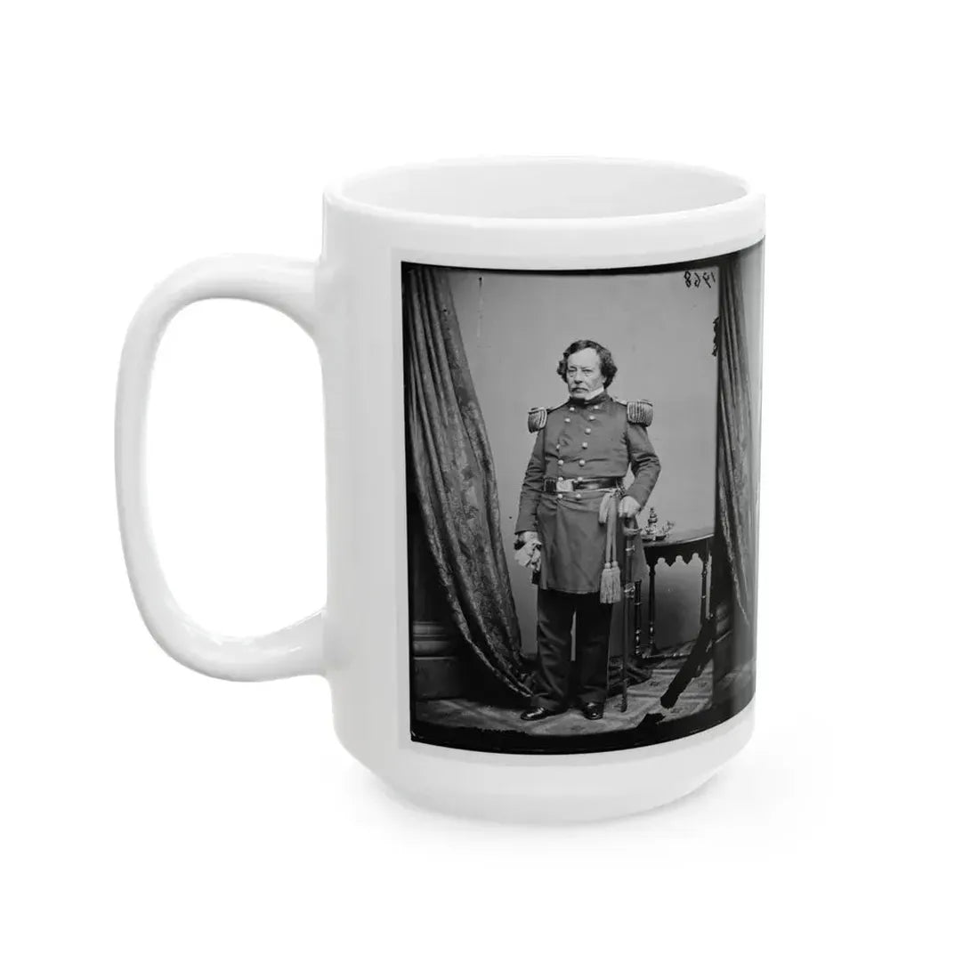 Brig. Gen. B.L.E. Bonneville (U.S. Civil War) White Coffee Mug - Go Mug Yourself