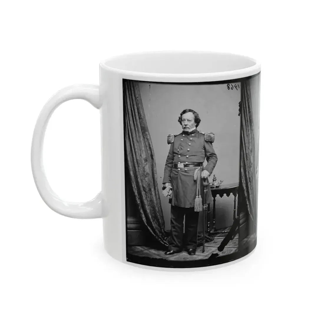 Brig. Gen. B.L.E. Bonneville (U.S. Civil War) White Coffee Mug - Go Mug Yourself