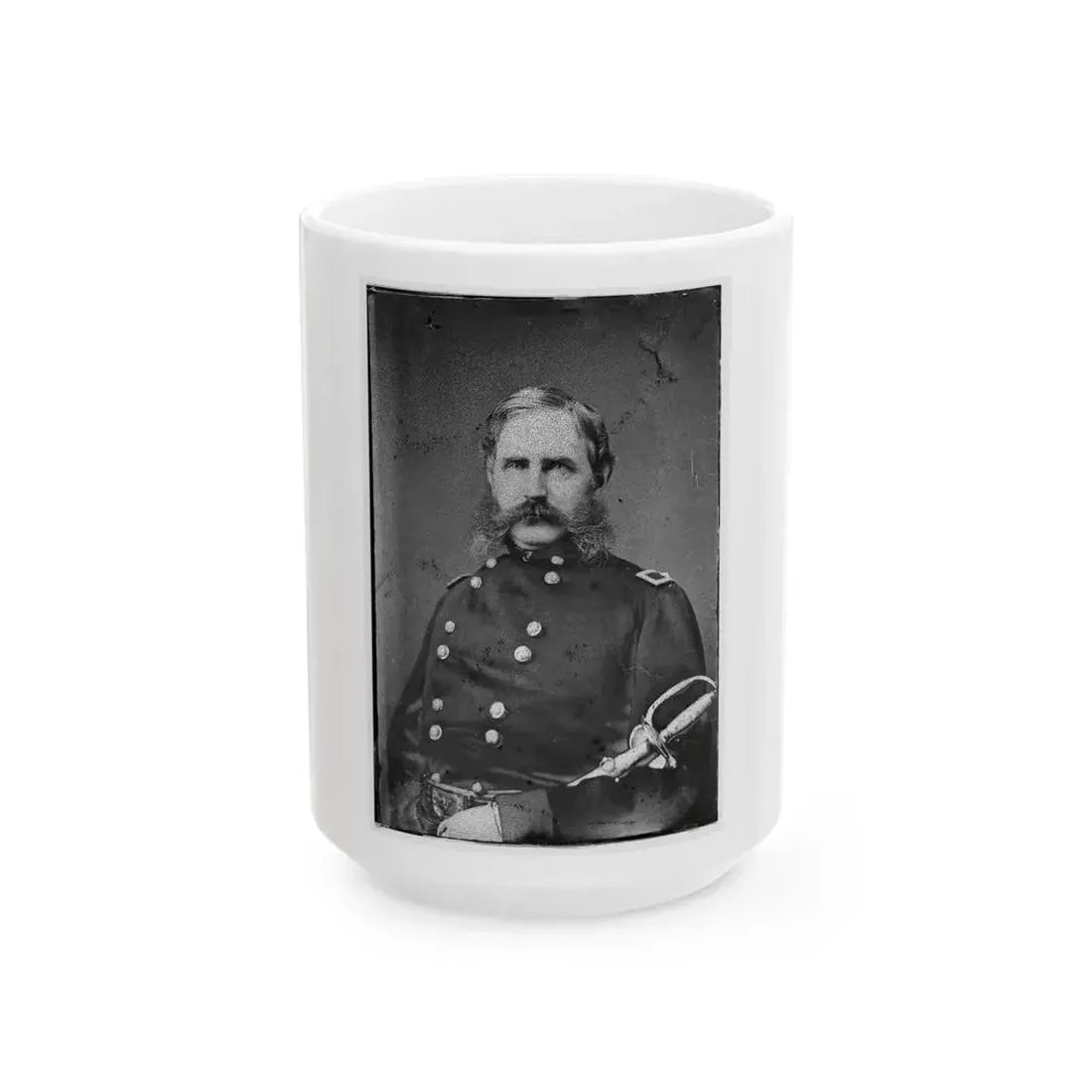 Brig. Gen C.C. Augur 003 (U.S. Civil War) White Coffee Mug 15oz - Go Mug Yourself