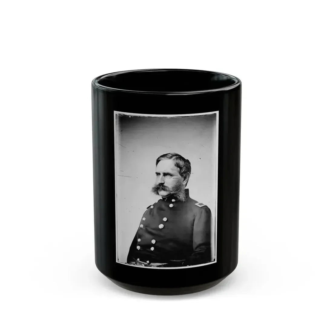 Brig. Gen C.C. Augur (U.S. Civil War) Black Coffee Mug 15oz - Go Mug Yourself