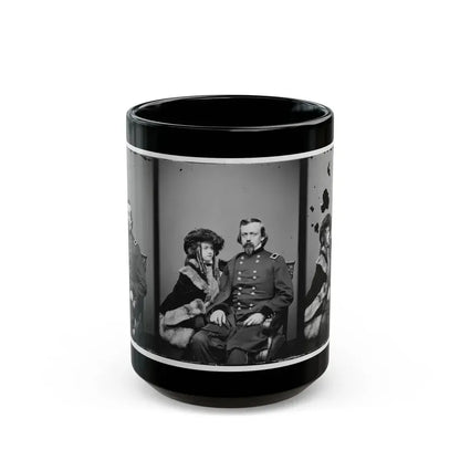 Brig. Gen. Charles P. Stone, & Daughter Hettie (U.S. Civil War) Black Coffee Mug 15oz - Go Mug Yourself