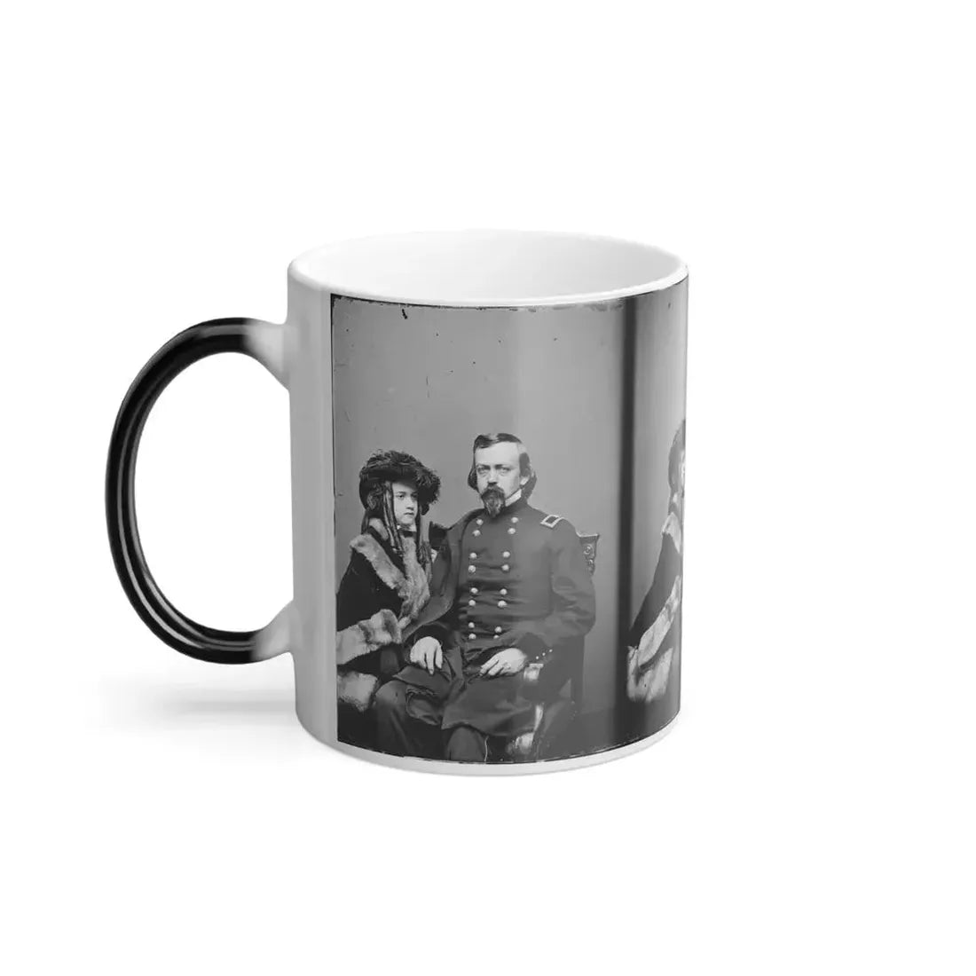 Brig. Gen. Charles P. Stone, & Daughter Hettie (U.S. Civil War) Color Changing Coffee Mug 11oz - Go Mug Yourself
