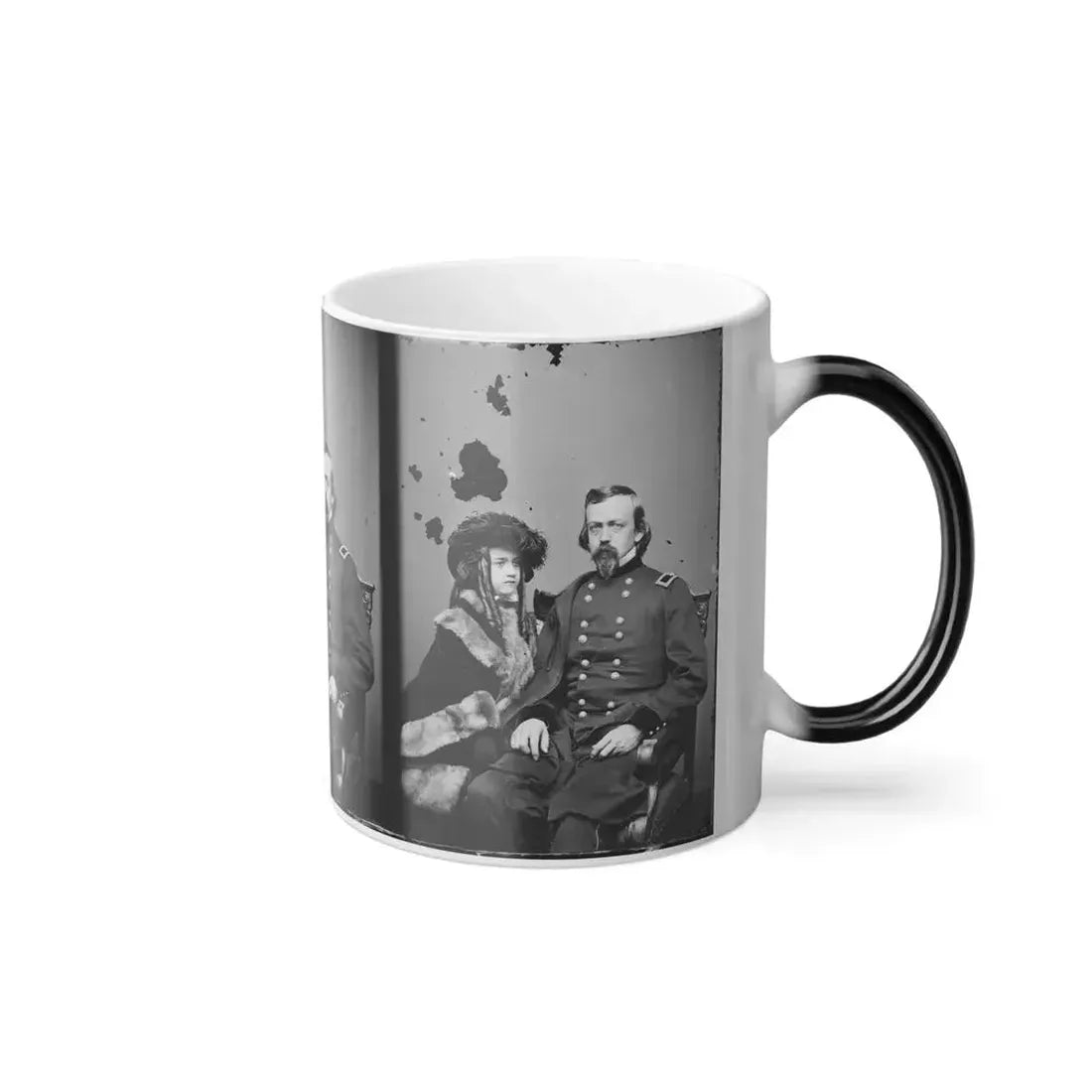 Brig. Gen. Charles P. Stone, & Daughter Hettie (U.S. Civil War) Color Changing Coffee Mug 11oz - Go Mug Yourself