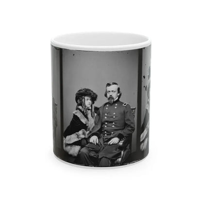 Brig. Gen. Charles P. Stone, & Daughter Hettie (U.S. Civil War) White Coffee Mug 11oz - Go Mug Yourself