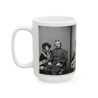 Brig. Gen. Charles P. Stone, & Daughter Hettie (U.S. Civil War) White Coffee Mug - Go Mug Yourself
