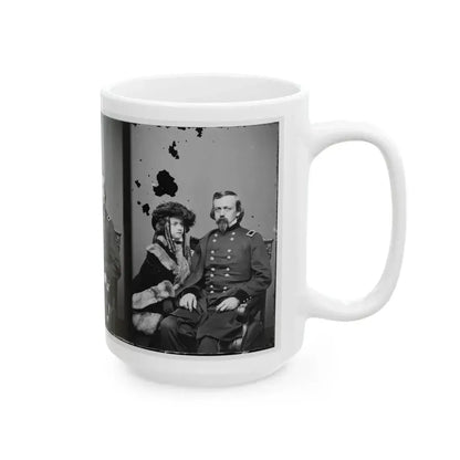 Brig. Gen. Charles P. Stone, & Daughter Hettie (U.S. Civil War) White Coffee Mug - Go Mug Yourself