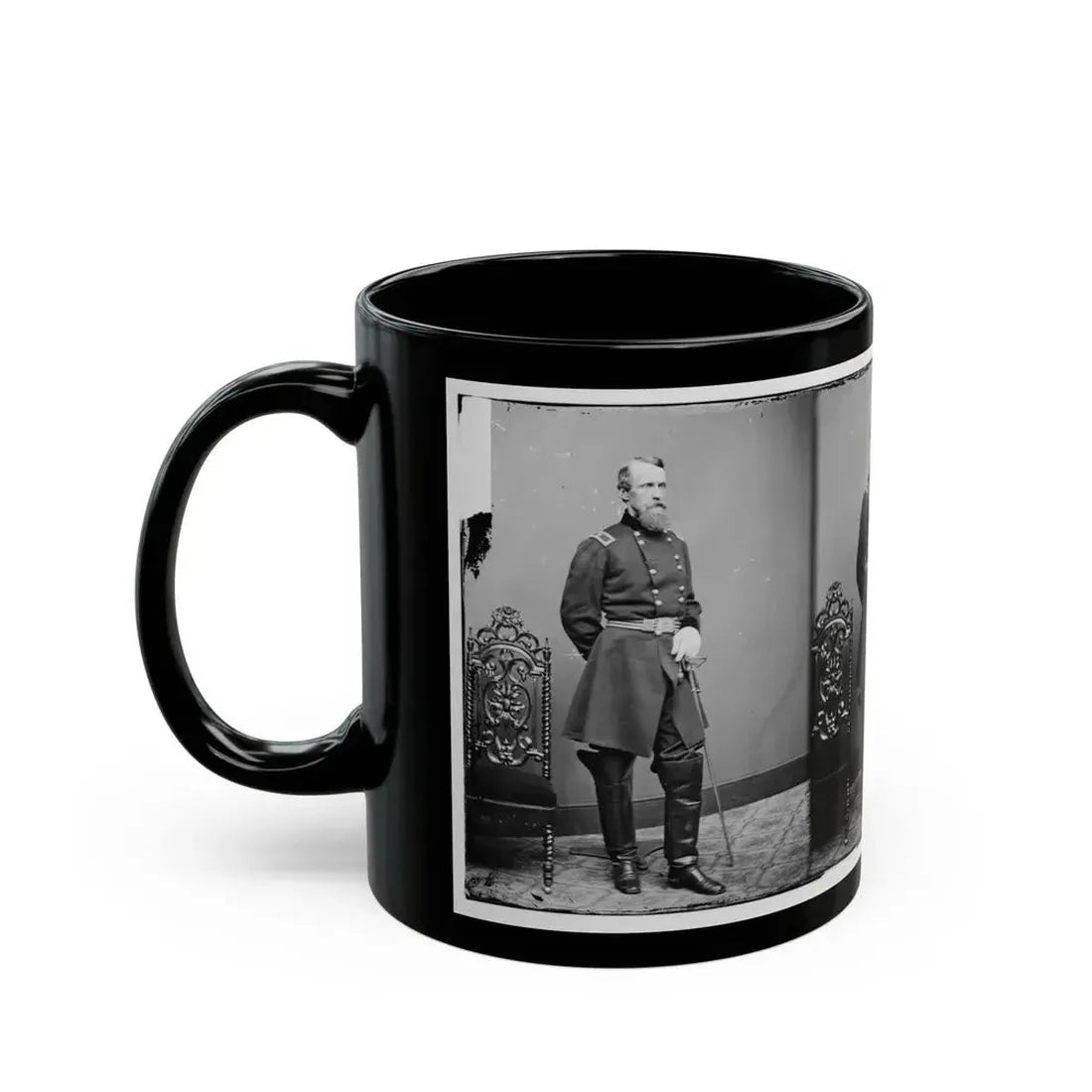Brig. Gen. David B. Birney (U.S. Civil War) Black Coffee Mug - Go Mug Yourself