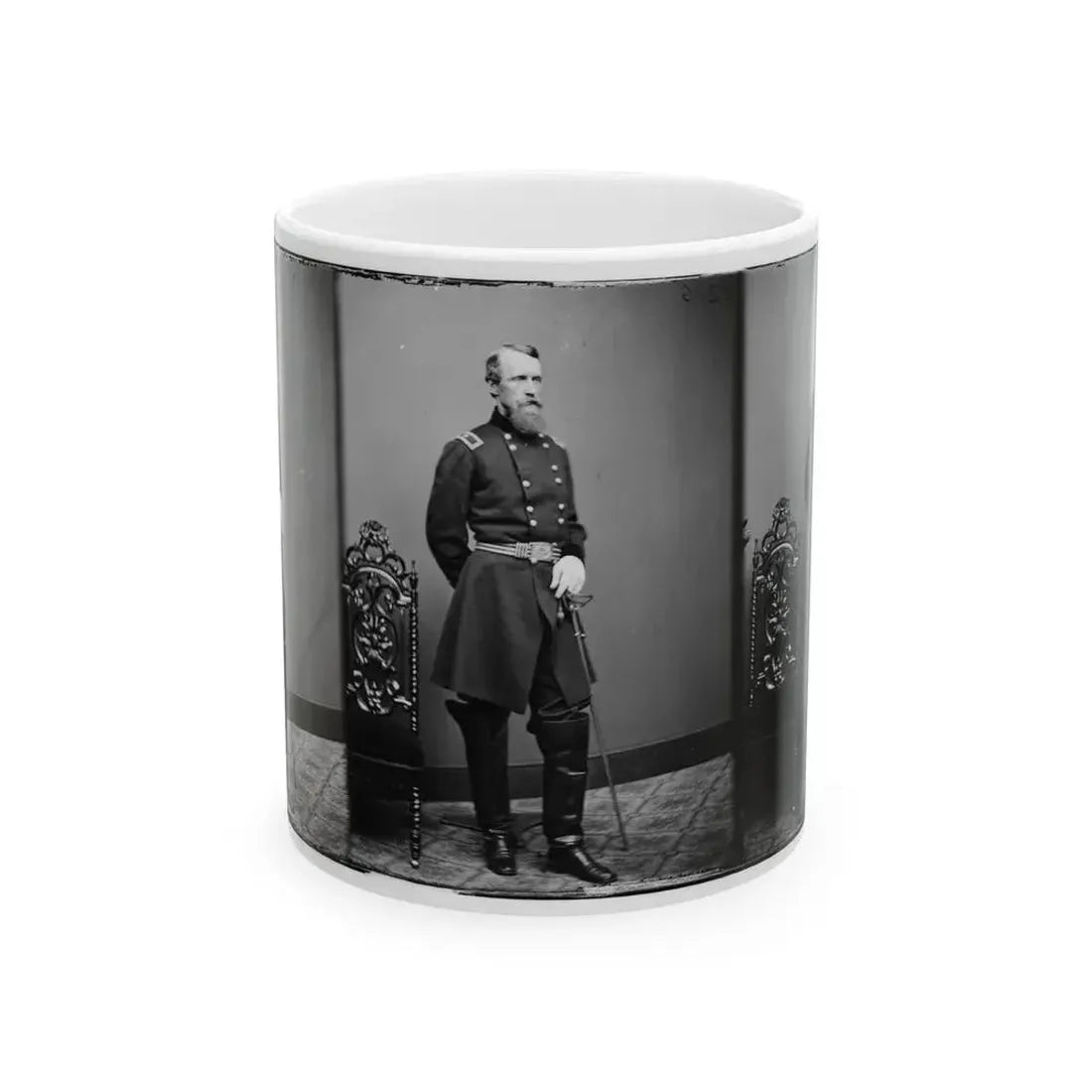 Brig. Gen. David B. Birney (U.S. Civil War) White Coffee Mug 11oz - Go Mug Yourself