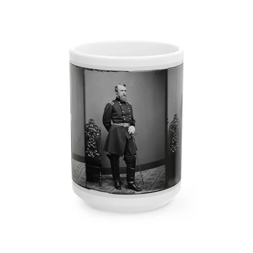 Brig. Gen. David B. Birney (U.S. Civil War) White Coffee Mug 15oz - Go Mug Yourself
