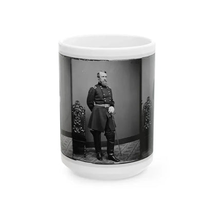 Brig. Gen. David B. Birney (U.S. Civil War) White Coffee Mug 15oz - Go Mug Yourself
