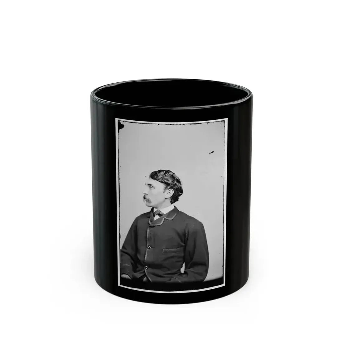 Brig. Gen. Edwin H. Stoughton, Col. 4th Vermont 001 (U.S. Civil War) Black Coffee Mug 11oz - Go Mug Yourself