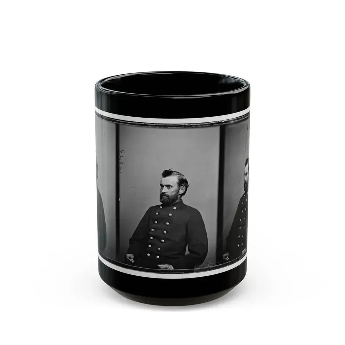 Brig. Gen. E.S. Bragg, 6th Wisc. Inf. (U.S. Civil War) Black Coffee Mug 15oz - Go Mug Yourself