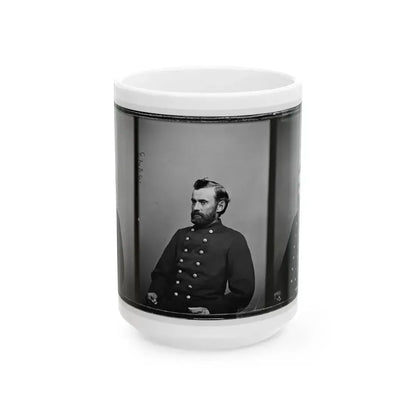 Brig. Gen. E.S. Bragg, 6th Wisc. Inf. (U.S. Civil War) White Coffee Mug 15oz - Go Mug Yourself