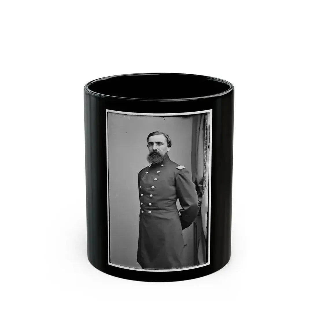 Brig. Gen. Frederick A. Starring, Col. 72d, Ill. Inf (U.S. Civil War) Black Coffee Mug 11oz - Go Mug Yourself