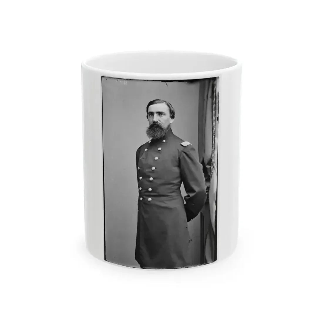 Brig. Gen. Frederick A. Starring, Col. 72d, Ill. Inf (U.S. Civil War) White Coffee Mug 11oz - Go Mug Yourself