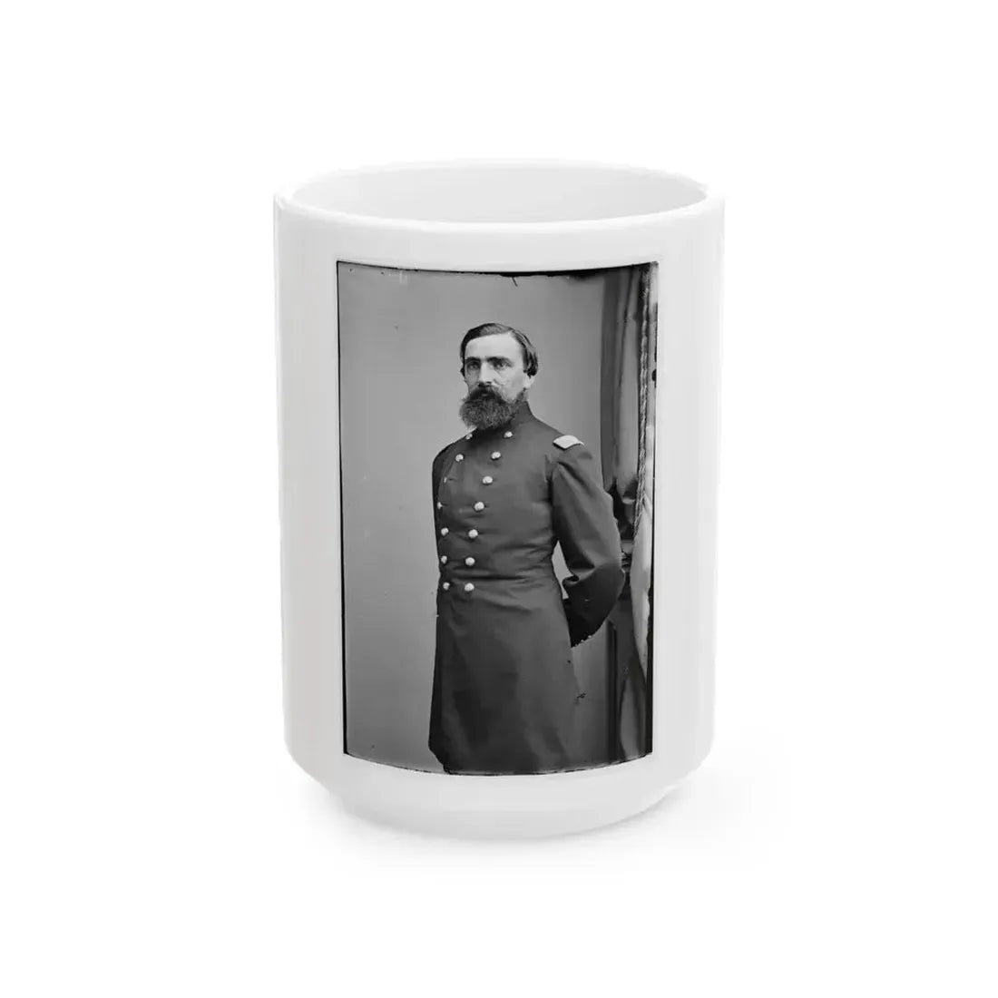 Brig. Gen. Frederick A. Starring, Col. 72d, Ill. Inf (U.S. Civil War) White Coffee Mug 15oz - Go Mug Yourself