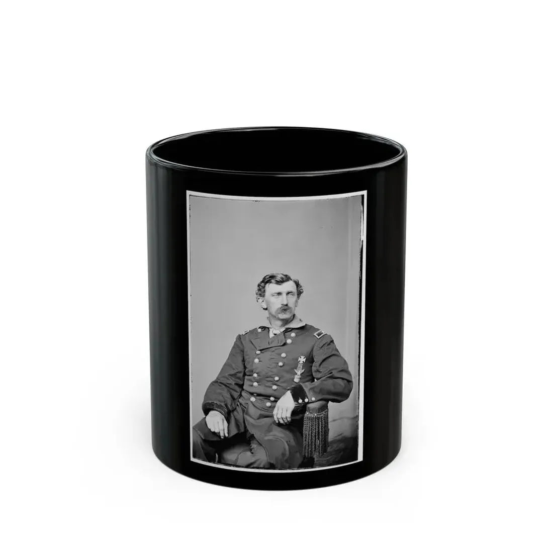 Brig. Gen. G.M. Love (U.S. Civil War) Black Coffee Mug 11oz - Go Mug Yourself