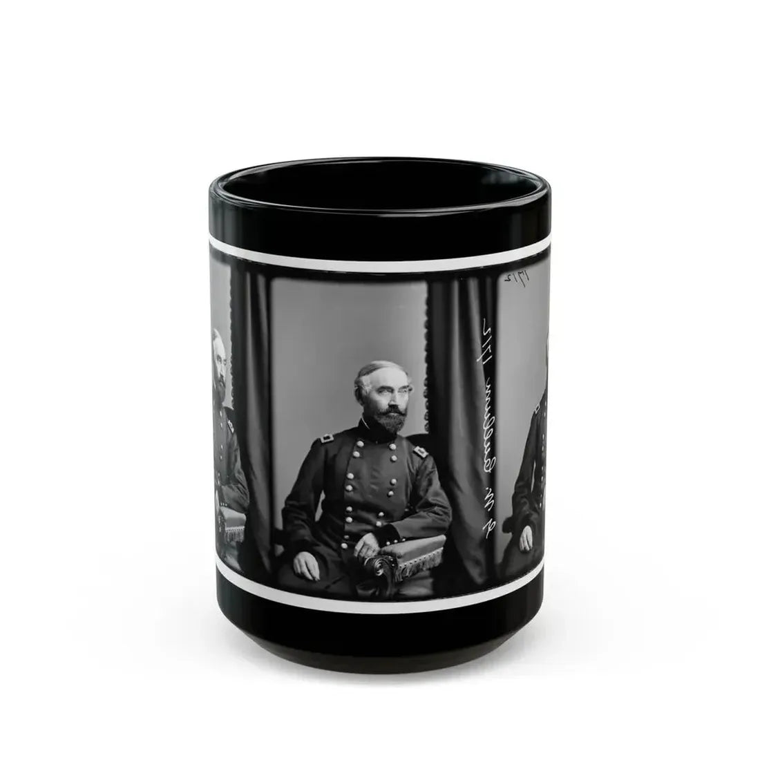 Brig. Gen. G.W. Cullum Was Appointed Chief Of Staff To General Henry W. Halleck (U.S. Civil War) Black Coffee Mug 15oz - Go Mug Yourself