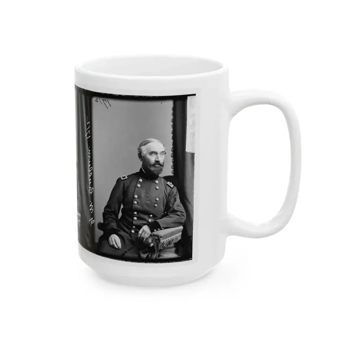 Brig. Gen. G.W. Cullum Was Appointed Chief Of Staff To General Henry W. Halleck (U.S. Civil War) White Coffee Mug - Go Mug Yourself