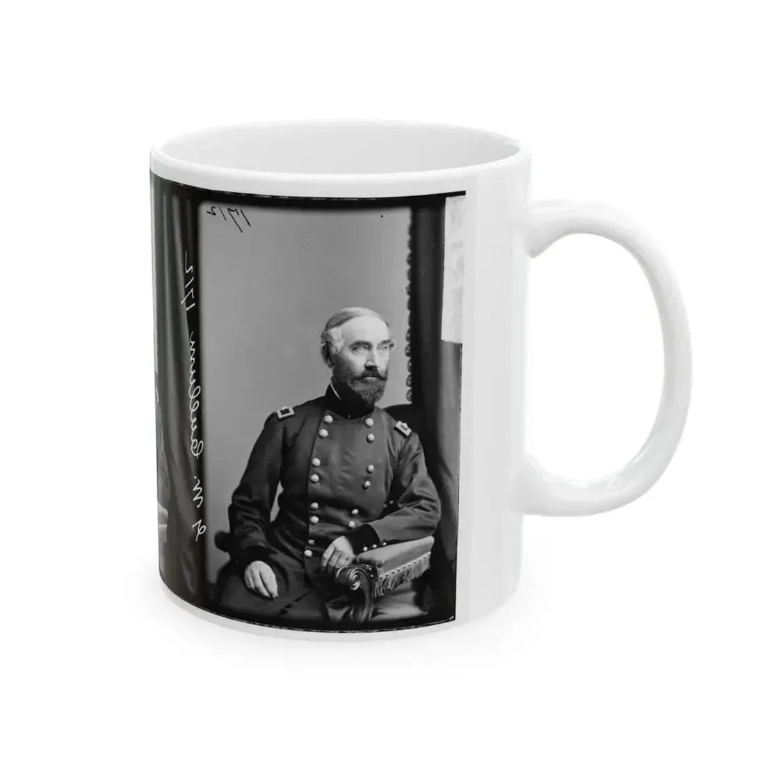 Brig. Gen. G.W. Cullum Was Appointed Chief Of Staff To General Henry W. Halleck (U.S. Civil War) White Coffee Mug - Go Mug Yourself