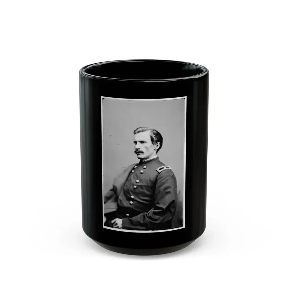 Brig. Gen. Henry A. Barnum 003 (U.S. Civil War) Black Coffee Mug 15oz - Go Mug Yourself