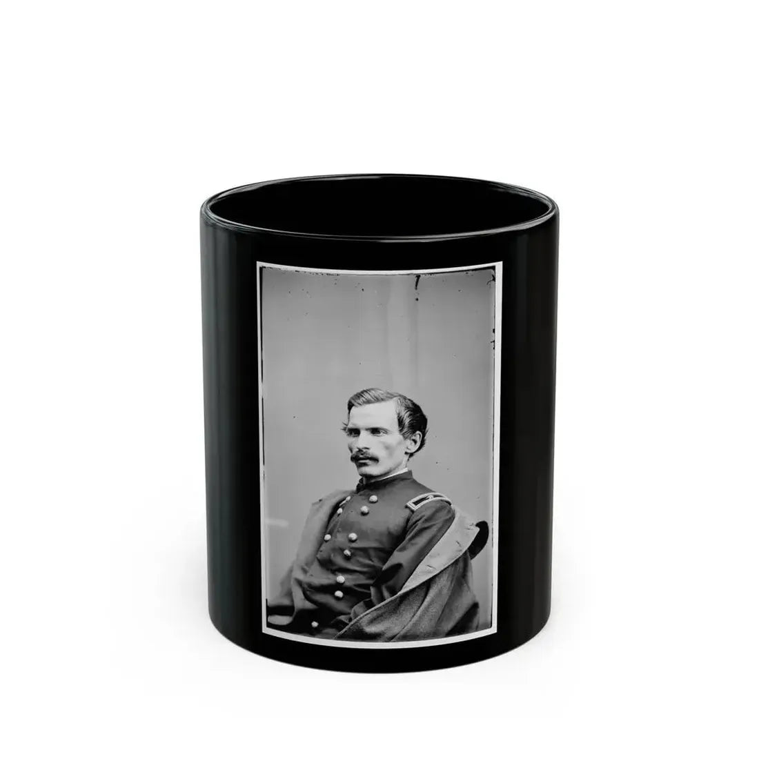 Brig. Gen. Henry A. Barnum 004 (U.S. Civil War) Black Coffee Mug 11oz - Go Mug Yourself