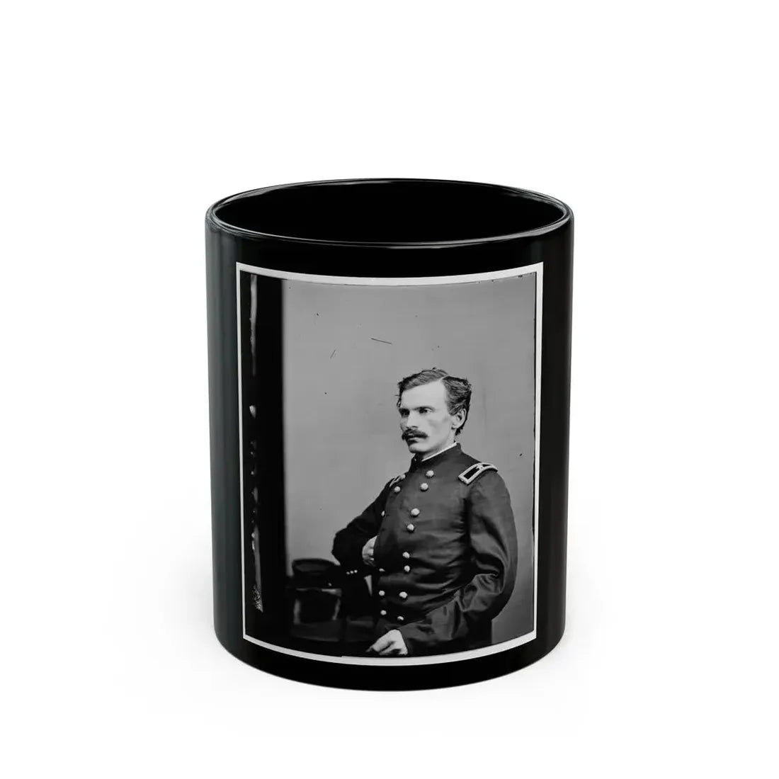 Brig. Gen. Henry A. Barnum 008 (U.S. Civil War) Black Coffee Mug 11oz - Go Mug Yourself