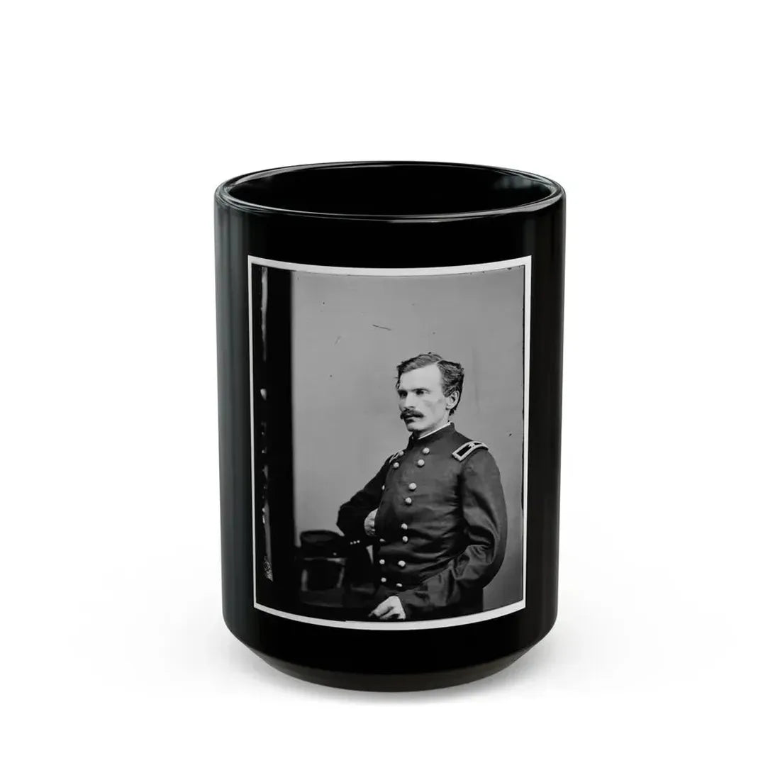 Brig. Gen. Henry A. Barnum 008 (U.S. Civil War) Black Coffee Mug 15oz - Go Mug Yourself