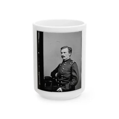 Brig. Gen. Henry A. Barnum 008 (U.S. Civil War) White Coffee Mug 15oz - Go Mug Yourself