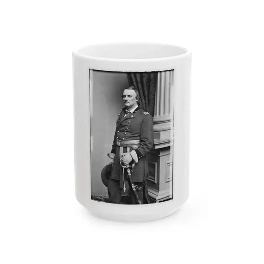 Brig. Gen. Israel B. Richardson, Killed Antietam (U.S. Civil War) White Coffee Mug 15oz - Go Mug Yourself