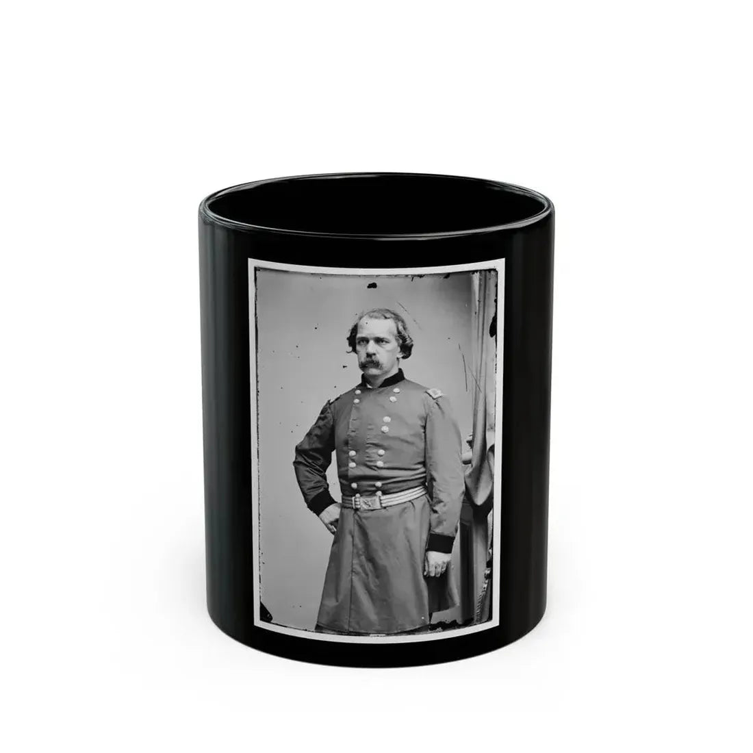 Brig. Gen. J. Hobart Ward 001 (U.S. Civil War) Black Coffee Mug 11oz - Go Mug Yourself