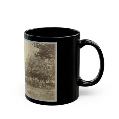 Brig. Gen. J. J. Abercrombie And Staff(2) (U.S. Civil War) Black Coffee Mug - Go Mug Yourself