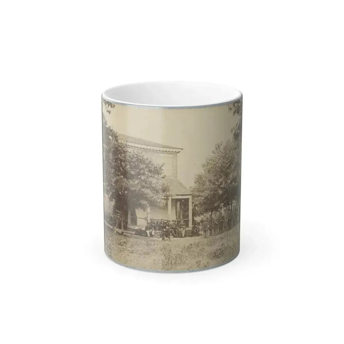 Brig. Gen. J. J. Abercrombie and Staff(2) (U.S. Civil War) Color Changing Coffee Mug 11oz Default Title 11oz - Go Mug Yourself
