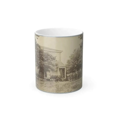 Brig. Gen. J. J. Abercrombie and Staff(2) (U.S. Civil War) Color Changing Coffee Mug 11oz Default Title 11oz - Go Mug Yourself
