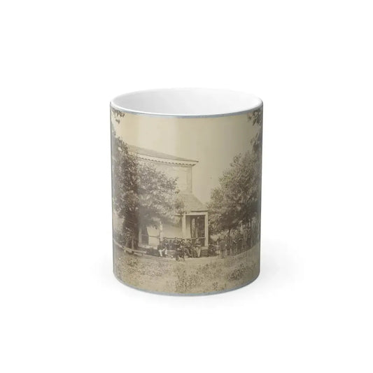 Brig. Gen. J. J. Abercrombie and Staff(2) (U.S. Civil War) Color Changing Coffee Mug 11oz Default Title 11oz - Go Mug Yourself