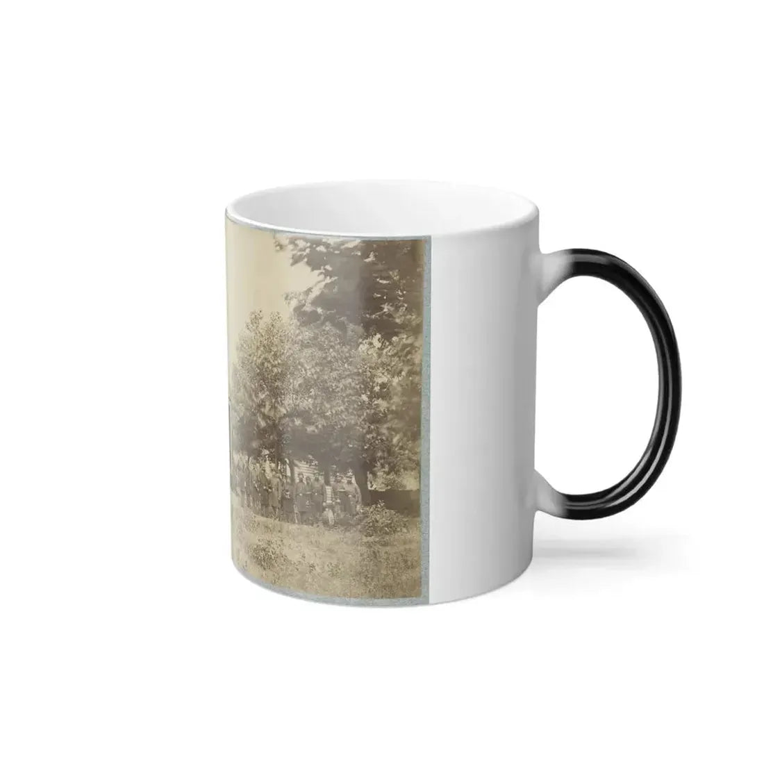 Brig. Gen. J. J. Abercrombie and Staff(2) (U.S. Civil War) Color Changing Coffee Mug 11oz - Go Mug Yourself