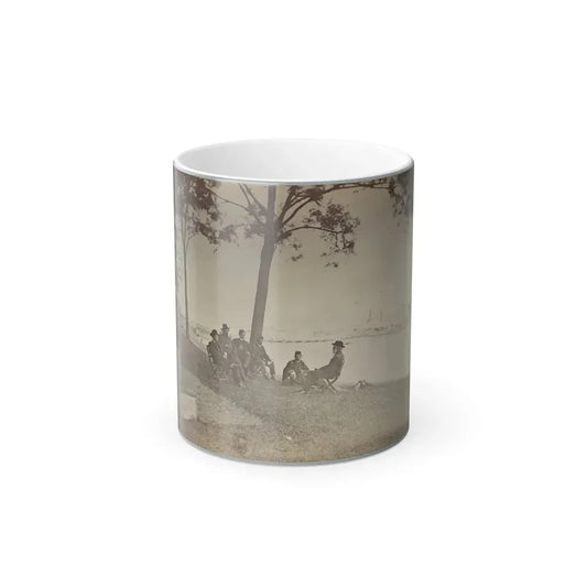 Brig. Gen. J. J. Abercrombie and Staff (U.S. Civil War) Color Changing Coffee Mug 11oz Default Title 11oz - Go Mug Yourself