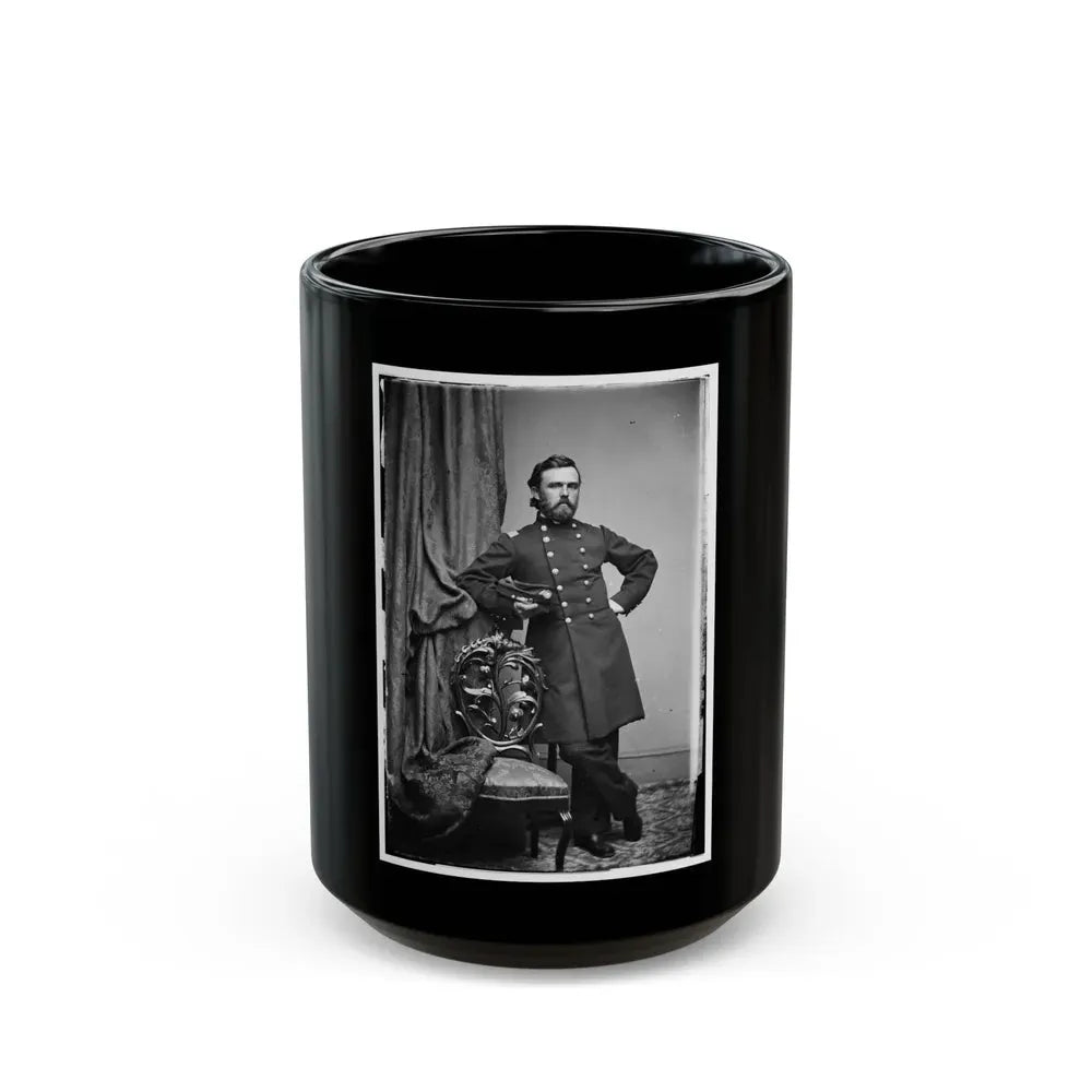 Brig. Gen. Jacob Sharp Col. 156th N.Y. Inf. (U.S. Civil War) Black Coffee Mug 15oz - Go Mug Yourself