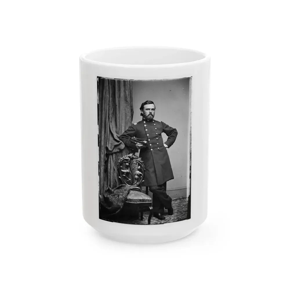 Brig. Gen. Jacob Sharp Col. 156th N.Y. Inf. (U.S. Civil War) White Coffee Mug 15oz - Go Mug Yourself