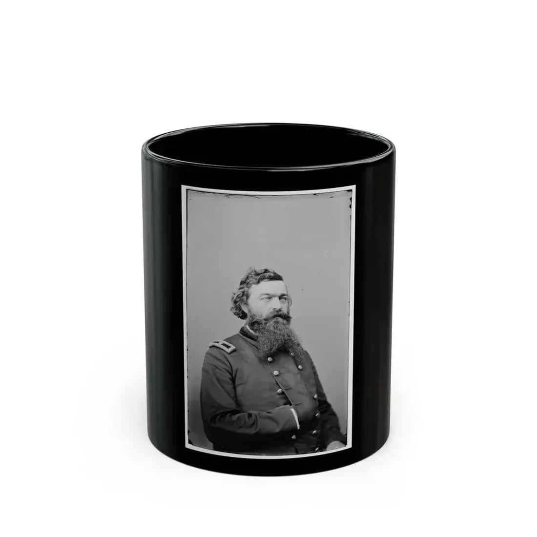 Brig. Gen. James S. Robinson 002 (U.S. Civil War) Black Coffee Mug 11oz - Go Mug Yourself
