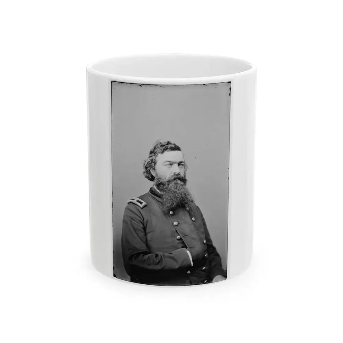 Brig. Gen. James S. Robinson 002 (U.S. Civil War) White Coffee Mug 11oz - Go Mug Yourself