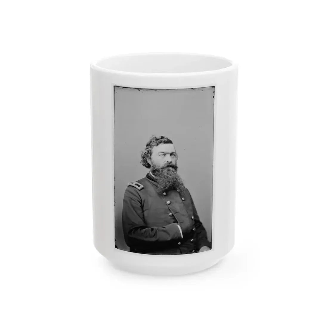 Brig. Gen. James S. Robinson 002 (U.S. Civil War) White Coffee Mug 15oz - Go Mug Yourself