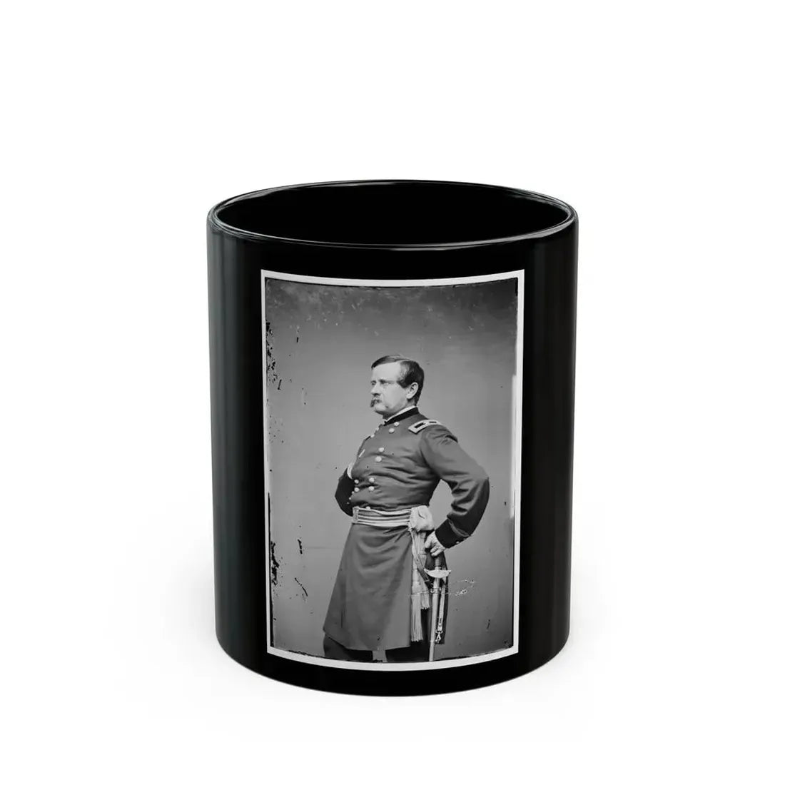 Brig. Gen. J.H. Van Allen (U.S. Civil War) Black Coffee Mug 11oz - Go Mug Yourself