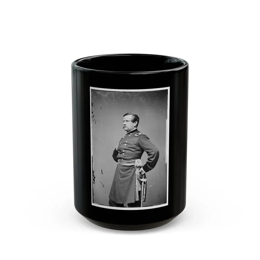 Brig. Gen. J.H. Van Allen (U.S. Civil War) Black Coffee Mug 15oz - Go Mug Yourself