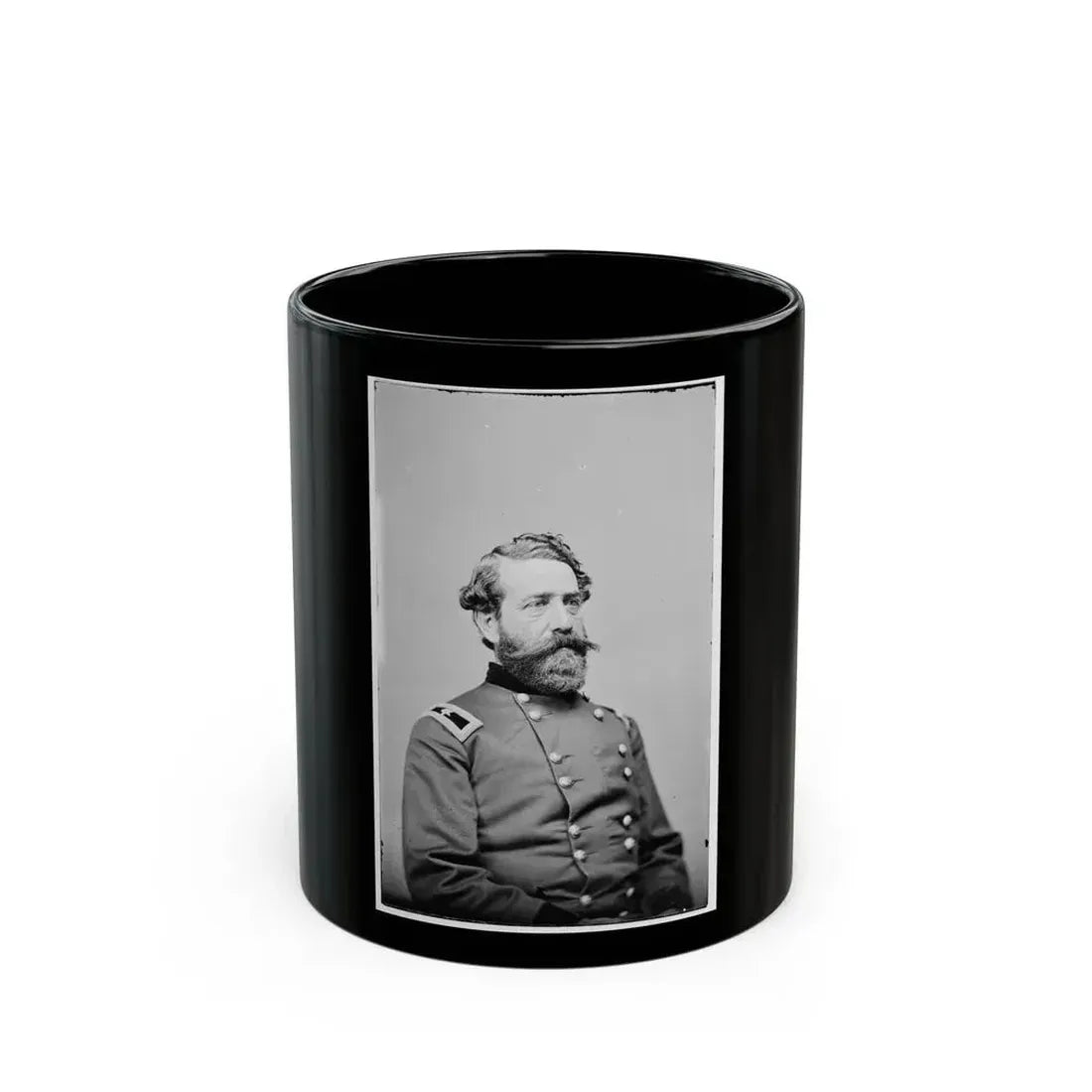 Brig. Gen. J.M. Brannon, Commanded 10th Army Corps In 1862-3 (U.S. Civil War) Black Coffee Mug 11oz - Go Mug Yourself